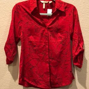 Red dressy shirt
